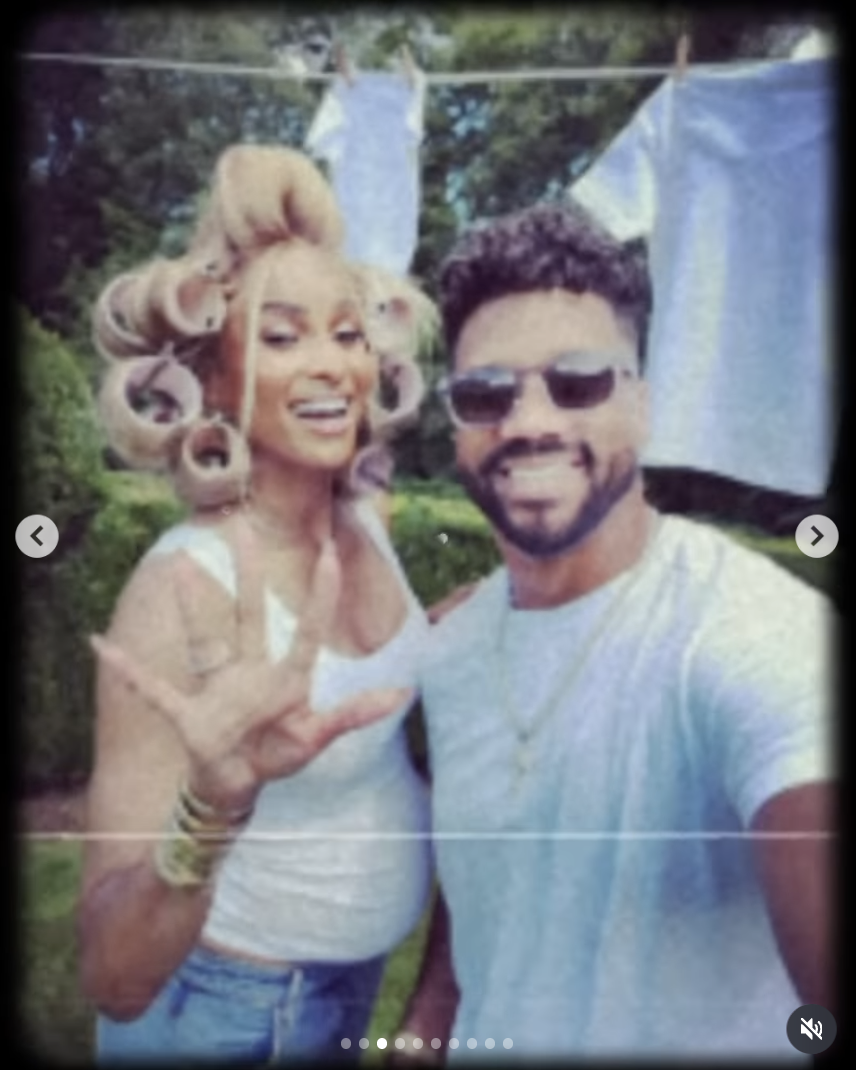 Ciara and Russell Wilson announcing their 5th pregnancy in a clip from a joint Instagram post on September 6, 2026  | Source: instagram/ciara