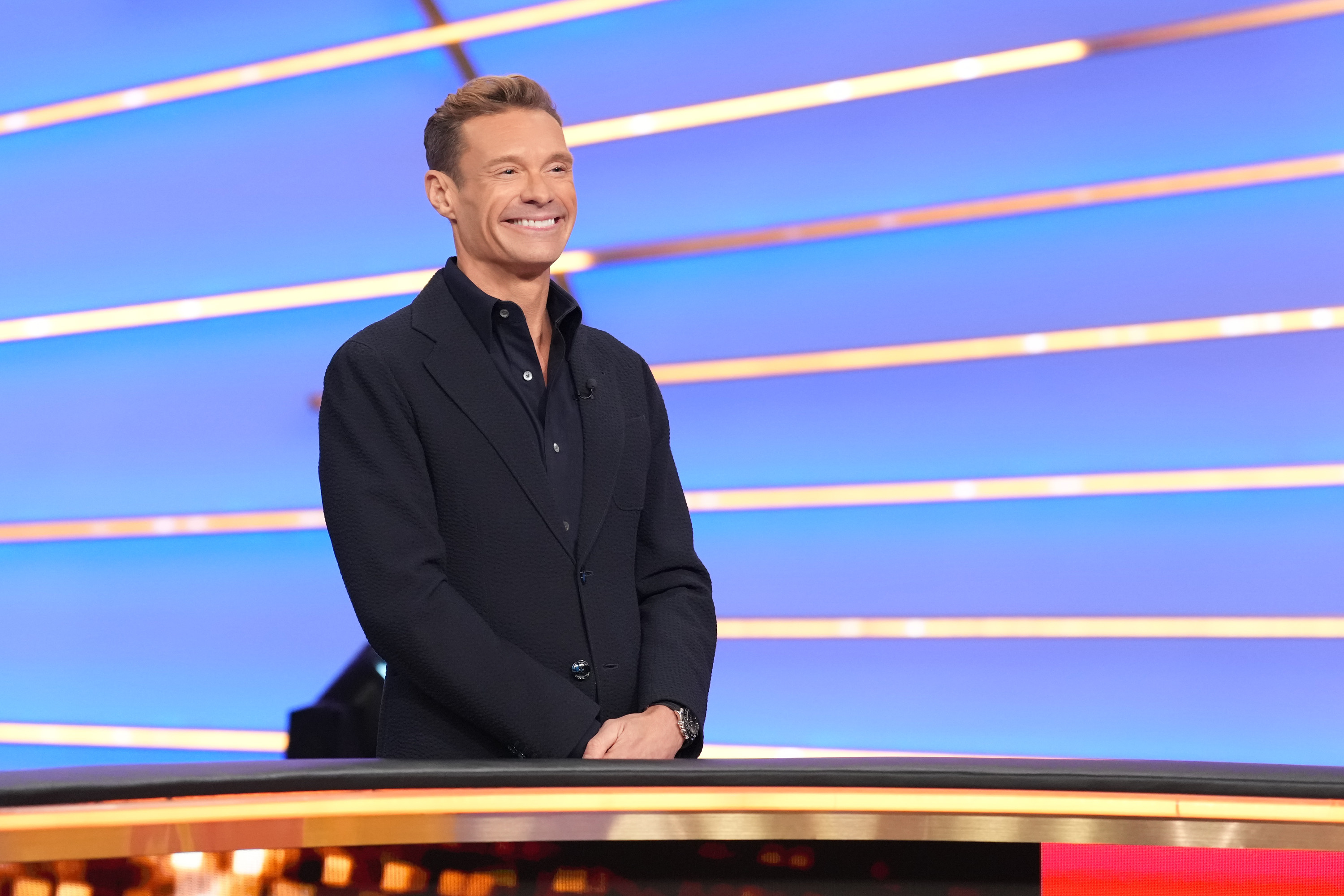 Ryan Seacrest on the set of "Wheel of Fortune" in March 2026 | Source: Getty Images