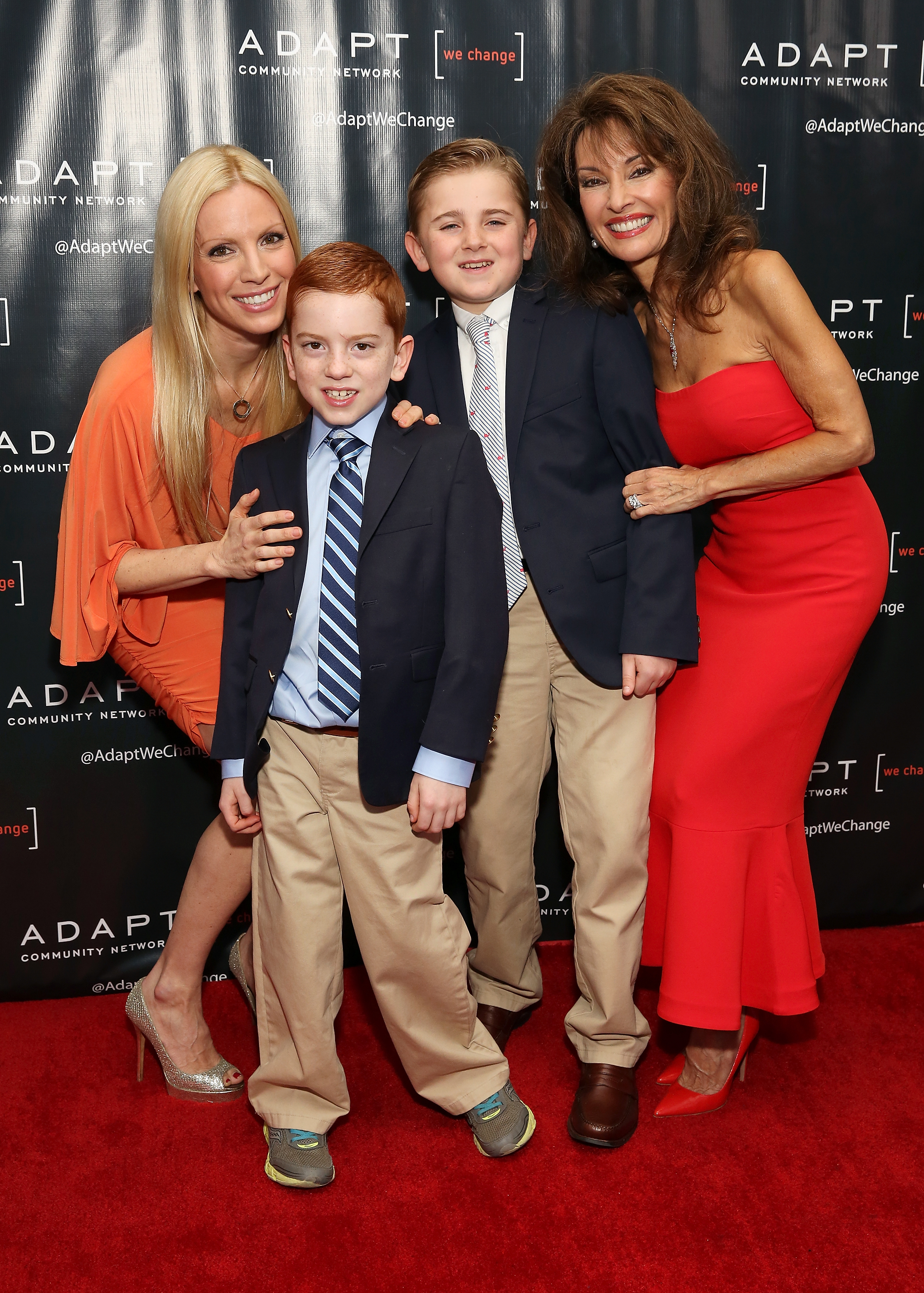 Liza Huber, Brendan Hesterberg, Royce Alexander Hesterberg, and Susan Lucci attend the UCP of NYC 70th Anniversary Celebration Gala in New York City on March 9, 2017. | Source: Getty Images