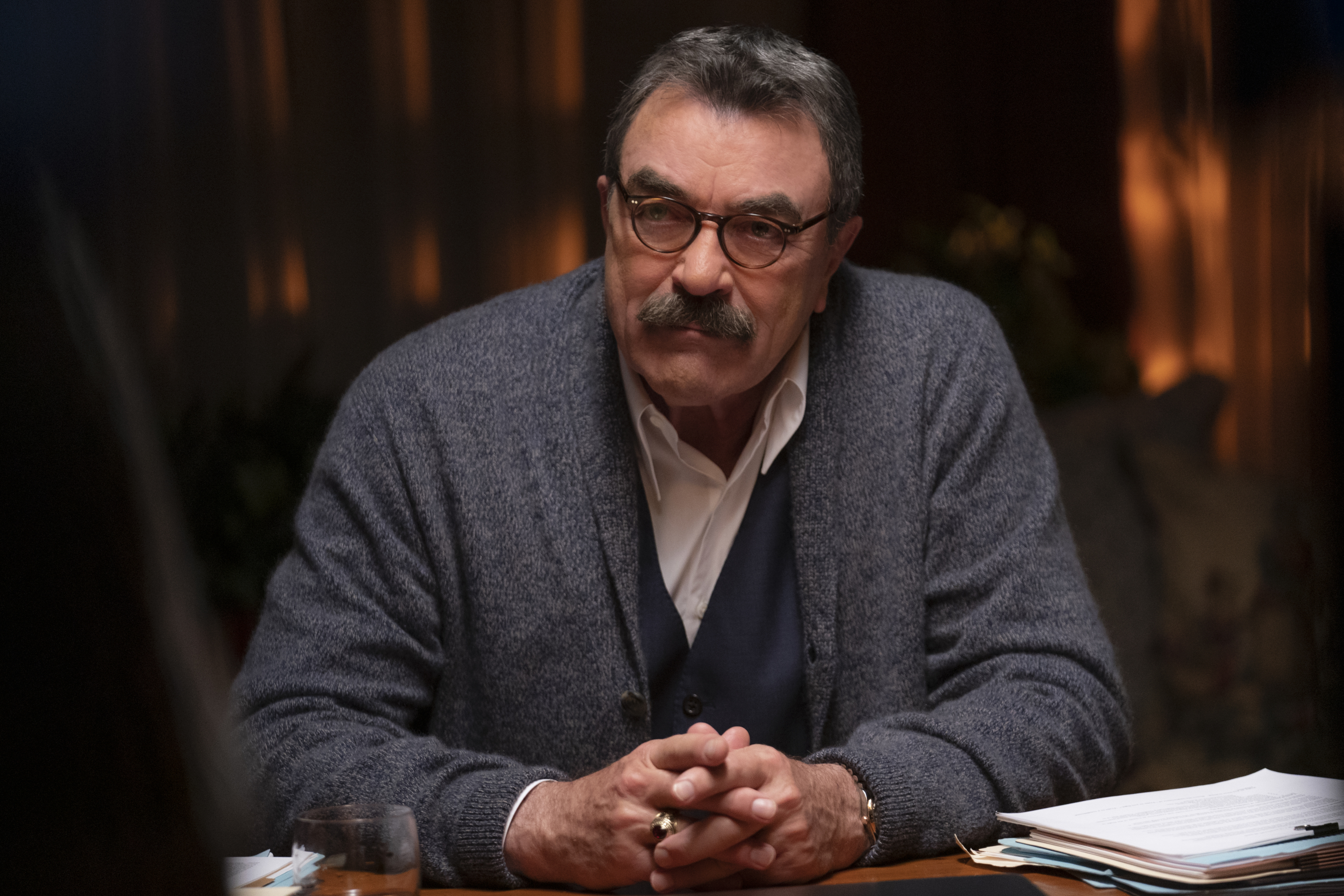 Tom Selleck as Frank Reagan in an episode of "Blue Bloods" in 2019 | Source: Getty Images