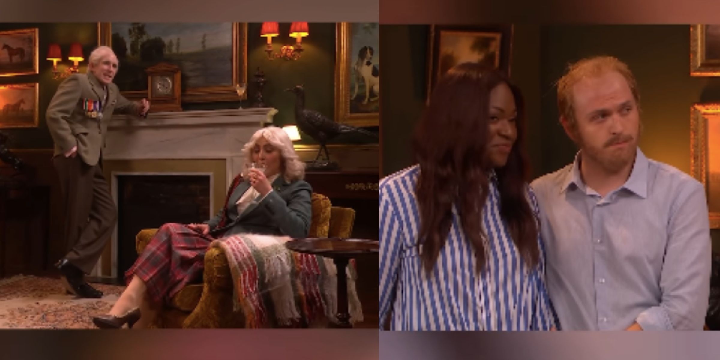 Scenes from an "SNL UK" season 2 sketch | Source: instagram/snluk