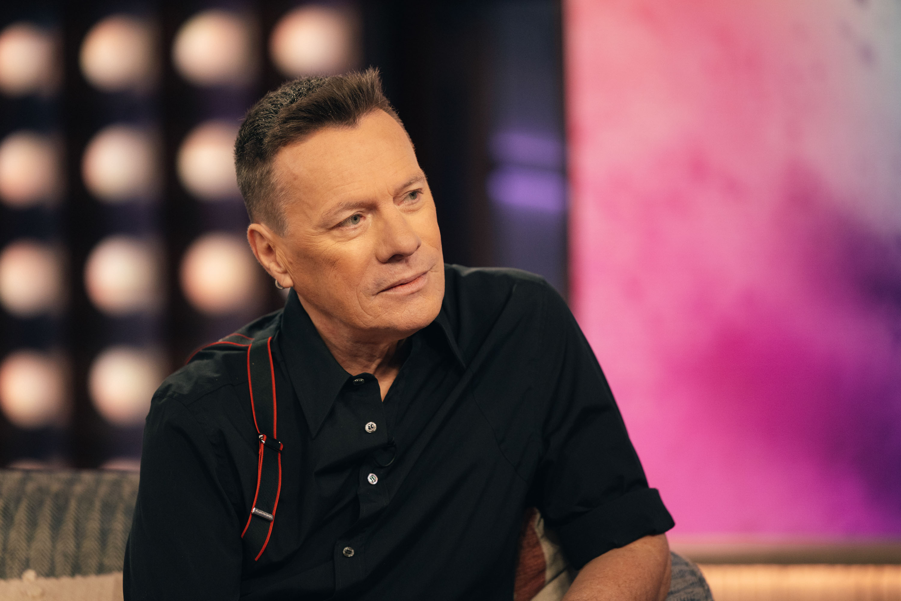 Larry Mullen Jr. on "The Kelly Clarkson Show" in January 2025 | Source: Getty Images